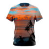 Sunset at sea beach tshirt