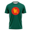 Bangladesh flag sublimation half sleeve jersey tshirt