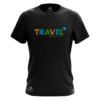 Travel lettering cotton tshirt