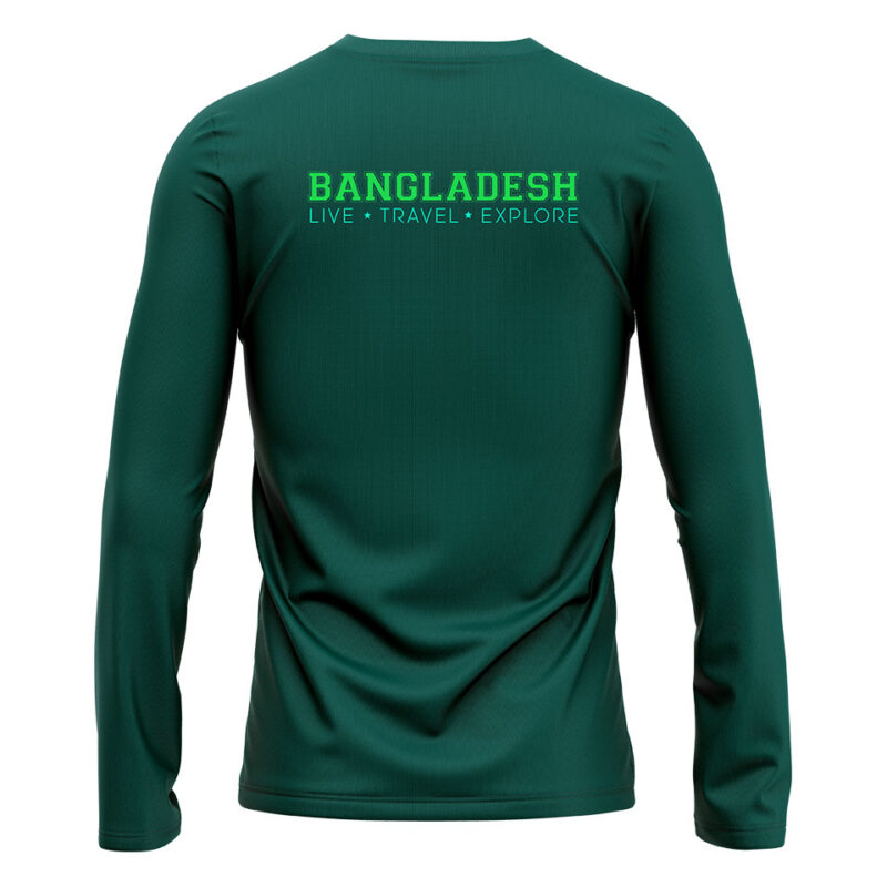 Bangladesh flag 1971 full sleeve sublimation jersey tshirt