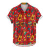 Brazilian Carnival Theme Cuban Collar Shirt