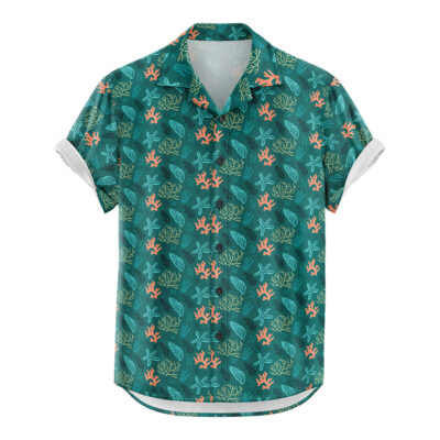 Coral Sea Shell Printed Shirt