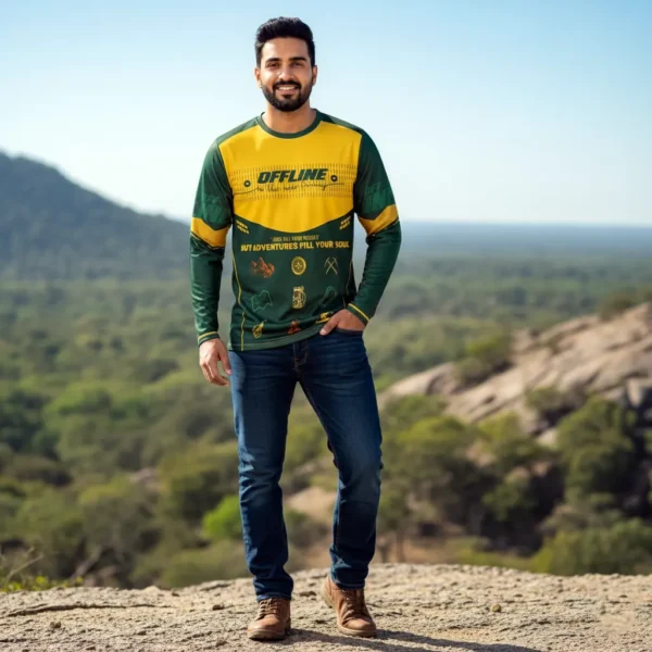 Offline full sleeve sublimation jersey tshirt