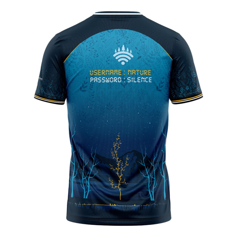 Connect to nature - nature wifi sublimation travel jersey camping tshirt