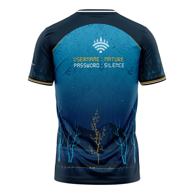 Connect to nature - nature wifi sublimation travel jersey camping tshirt