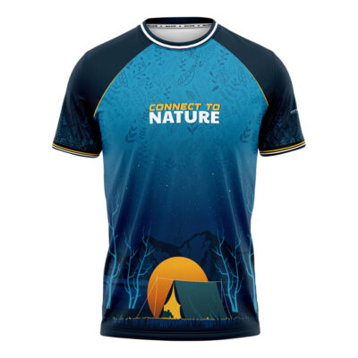 Connect to nature - nature wifi sublimation travel jersey camping tshirt