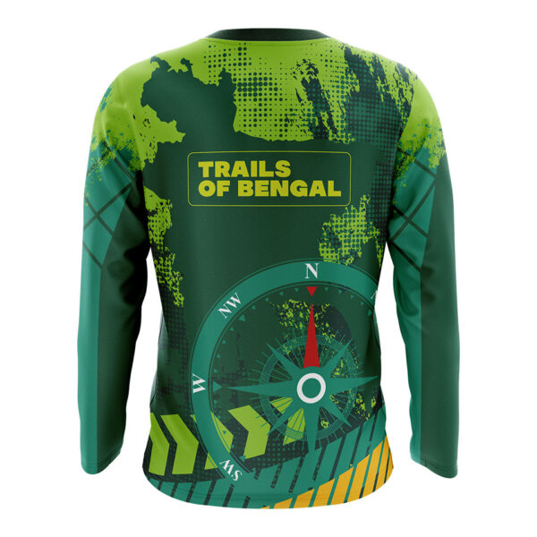 Trails of bengal sublimation travel jersey trekking hiking tshirt