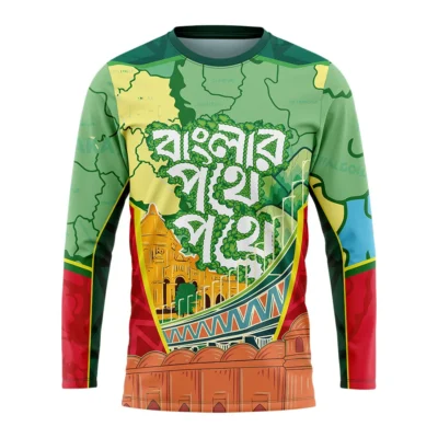banglar pothe pothe sublimation travel jersey বাংলার পথে পথে সাবলিমেশোন ট্রাভেল জার্সি