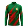 Bangladesh Heritage Jersey – Green & Red Jacquard Long Sleeve
