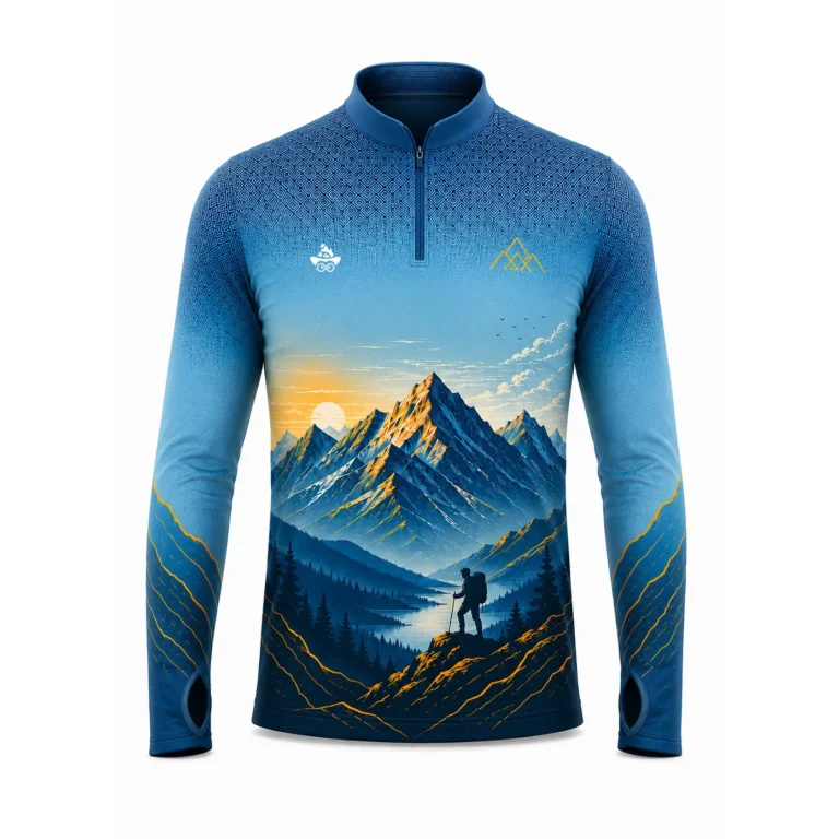 Himalayan Trekking Jersey with thumbhole support