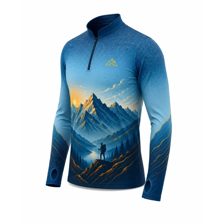 Himalayan Trekking Jersey with thumbhole support