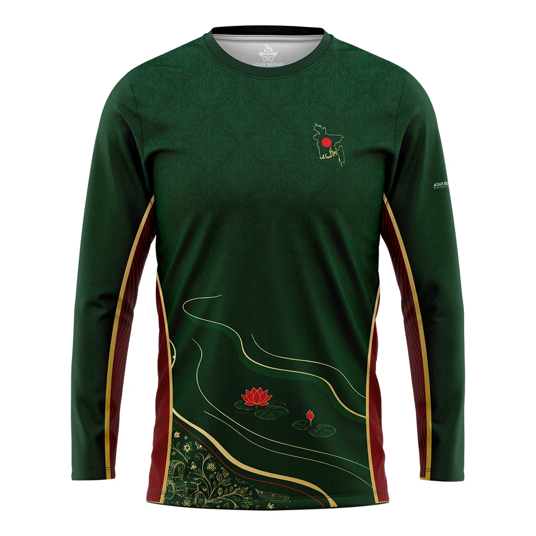 Ghure dekhi bangladesh full sleeve travel jersey