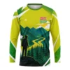 হৃদয় জুড়ে বাংলাদেশ Travel Jersey | Brush Jacquard Sublimation T-Shirt