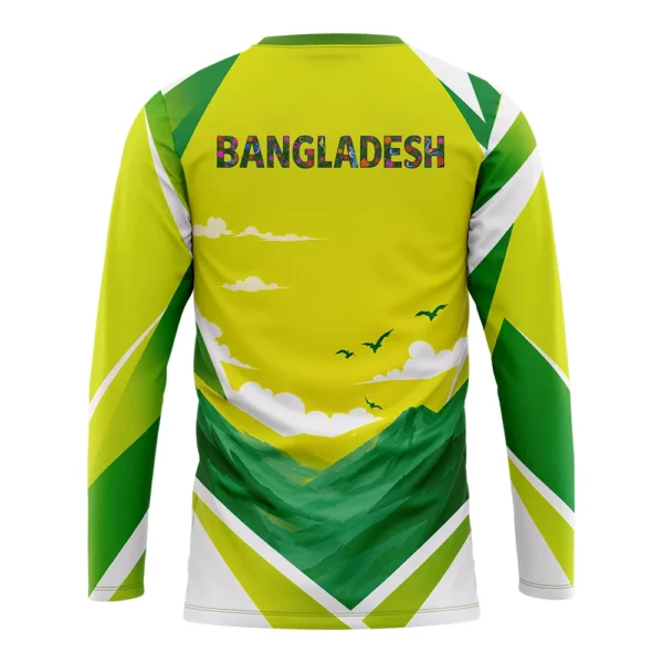 হৃদয় জুড়ে বাংলাদেশ Travel Jersey | Brush Jacquard Sublimation T-Shirt